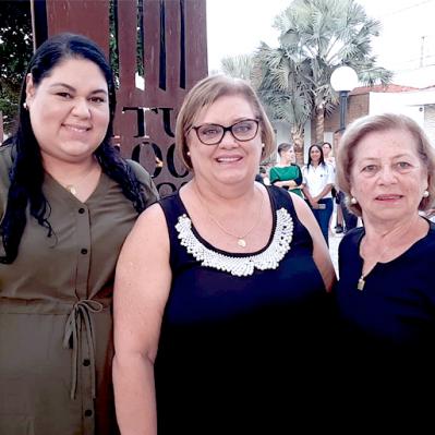 Dra. Carolina Marchi da Silva, Elaine Marchi da Silva e Claudete Boff